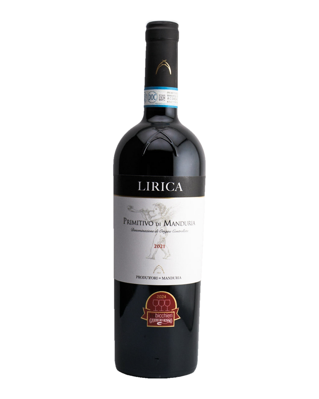 Bottle of Produttori Di Manduria "Lirica" Primitivo di Manduria DOC, Puglia, Italy 2022
