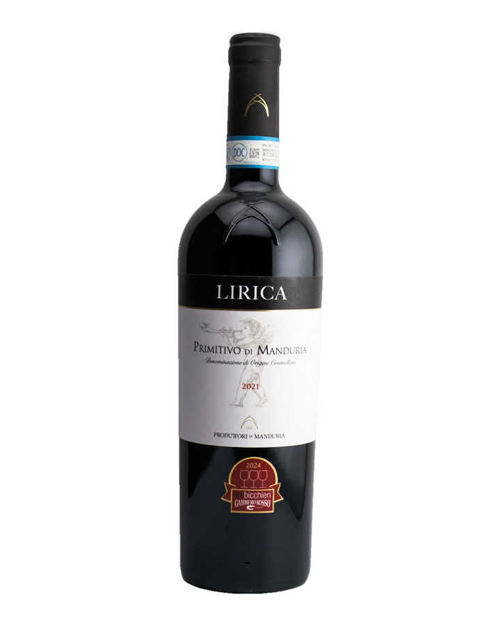 Bottle of Produttori Di Manduria "Lirica" Primitivo di Manduria DOC, Puglia, Italy 2022