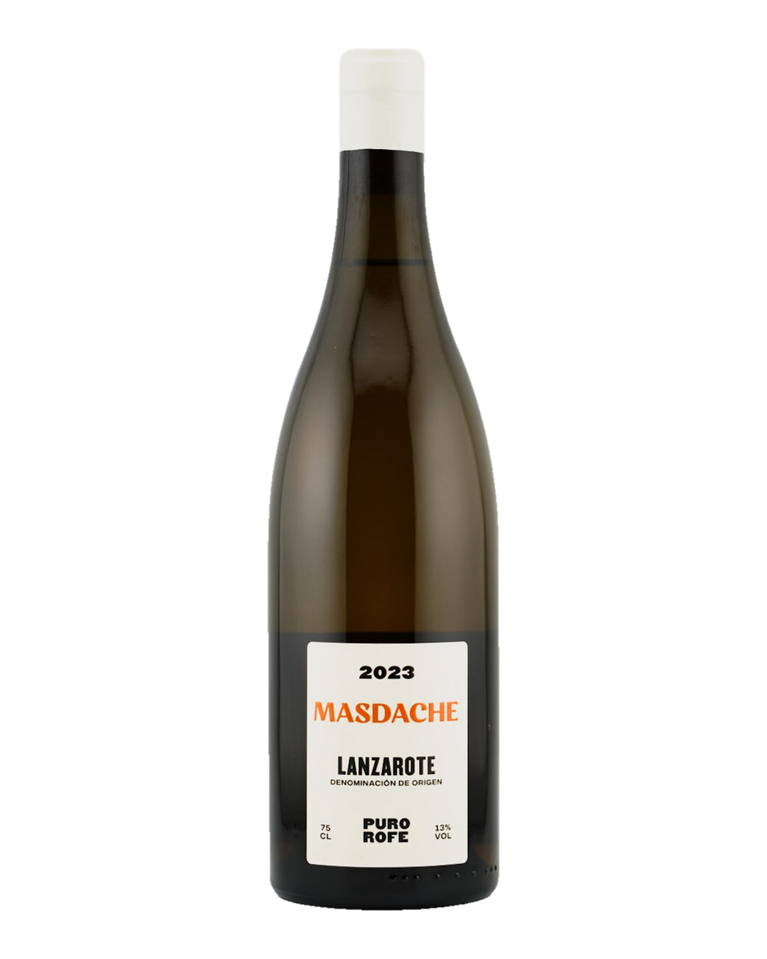 Bottle of Puro Rofe ‘Masdache’ Vino Blanco, Lanzarote DO, Canary Islands, Spain 2023