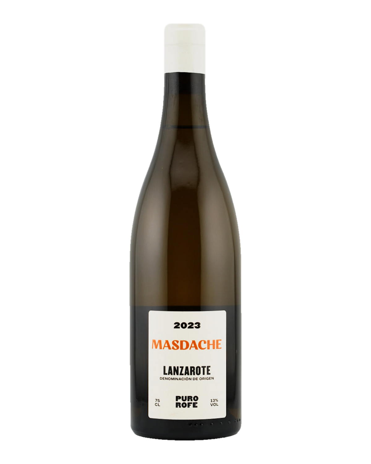 Bottle of Puro Rofe ‘Masdache’ Vino Blanco, Lanzarote DO, Canary Islands, Spain 2023