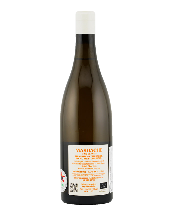 Bottle of Puro Rofe ‘Masdache’ Vino Blanco, Lanzarote DO, Canary Islands, Spain 2023