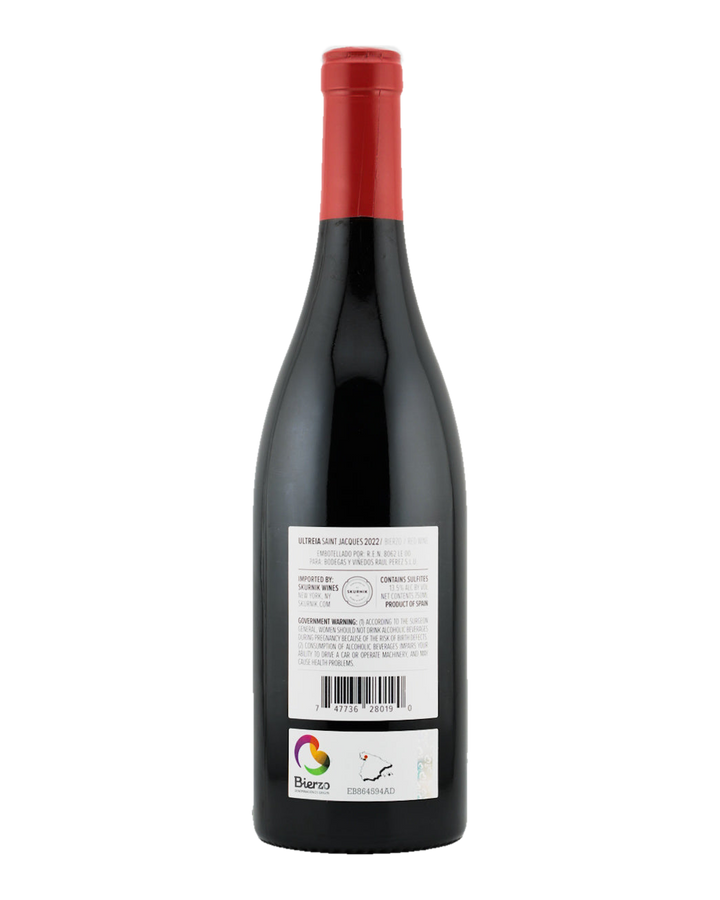 Bottle of Raul Perez Ultreia “Saint Jacques” Mencia, Bierzo, Spain 2022
