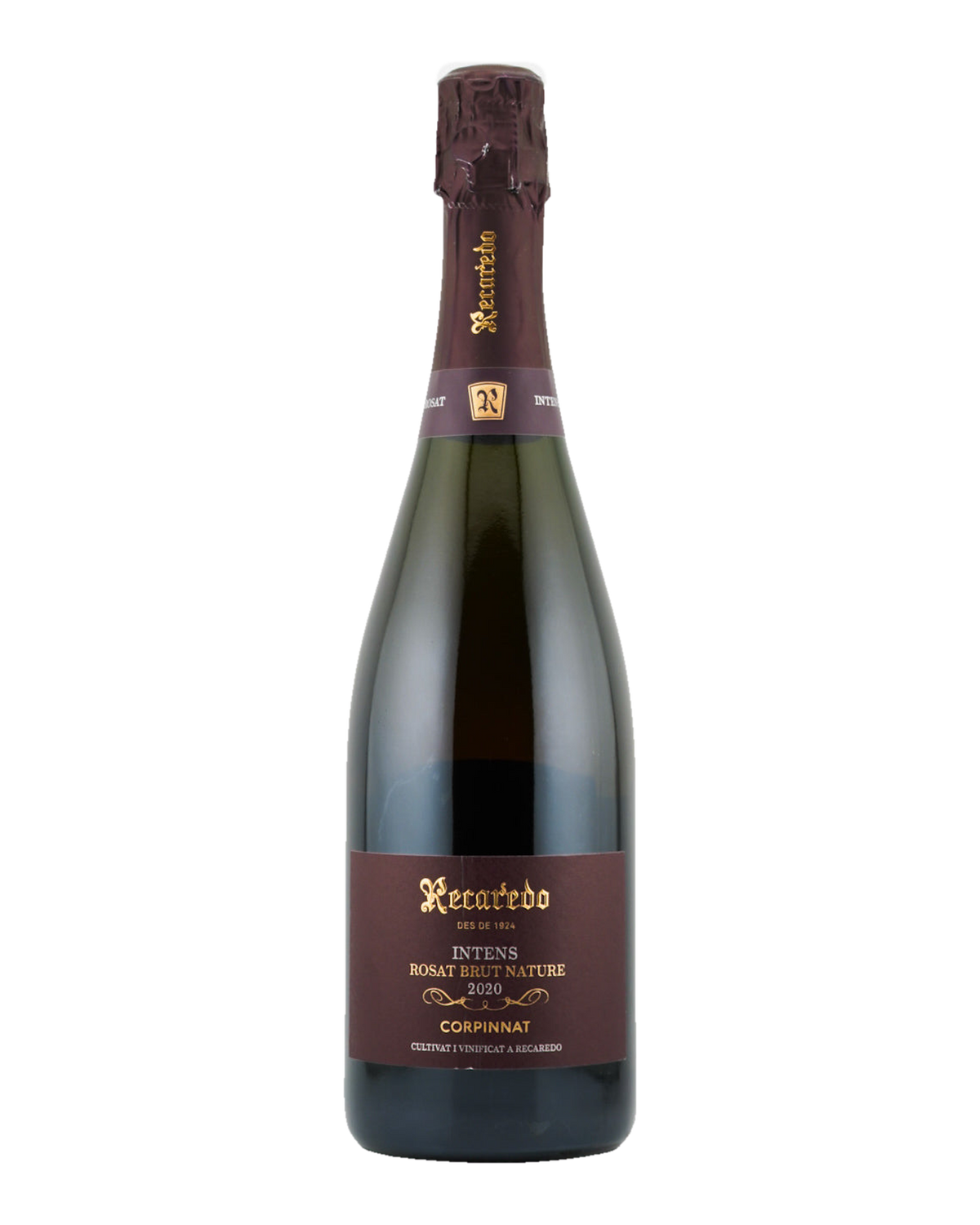 Bottle of Recaredo “Intens” Rosat Brut Nature, Corpinnat, Penedès 2020