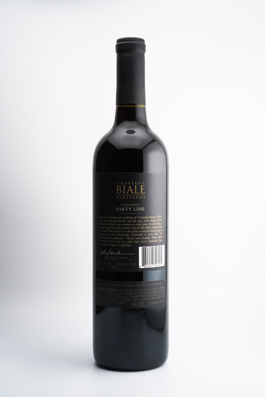 Robert Biale "Party Line" Zinfandel, California, 2023