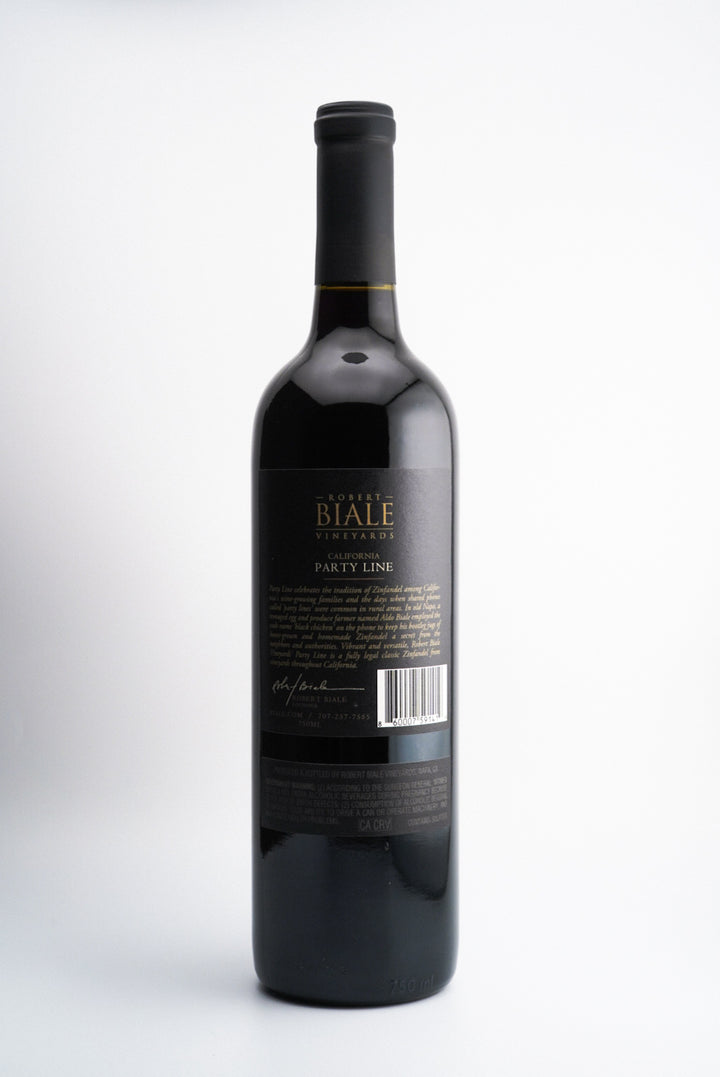 Robert Biale "Party Line" Zinfandel, California, 2023