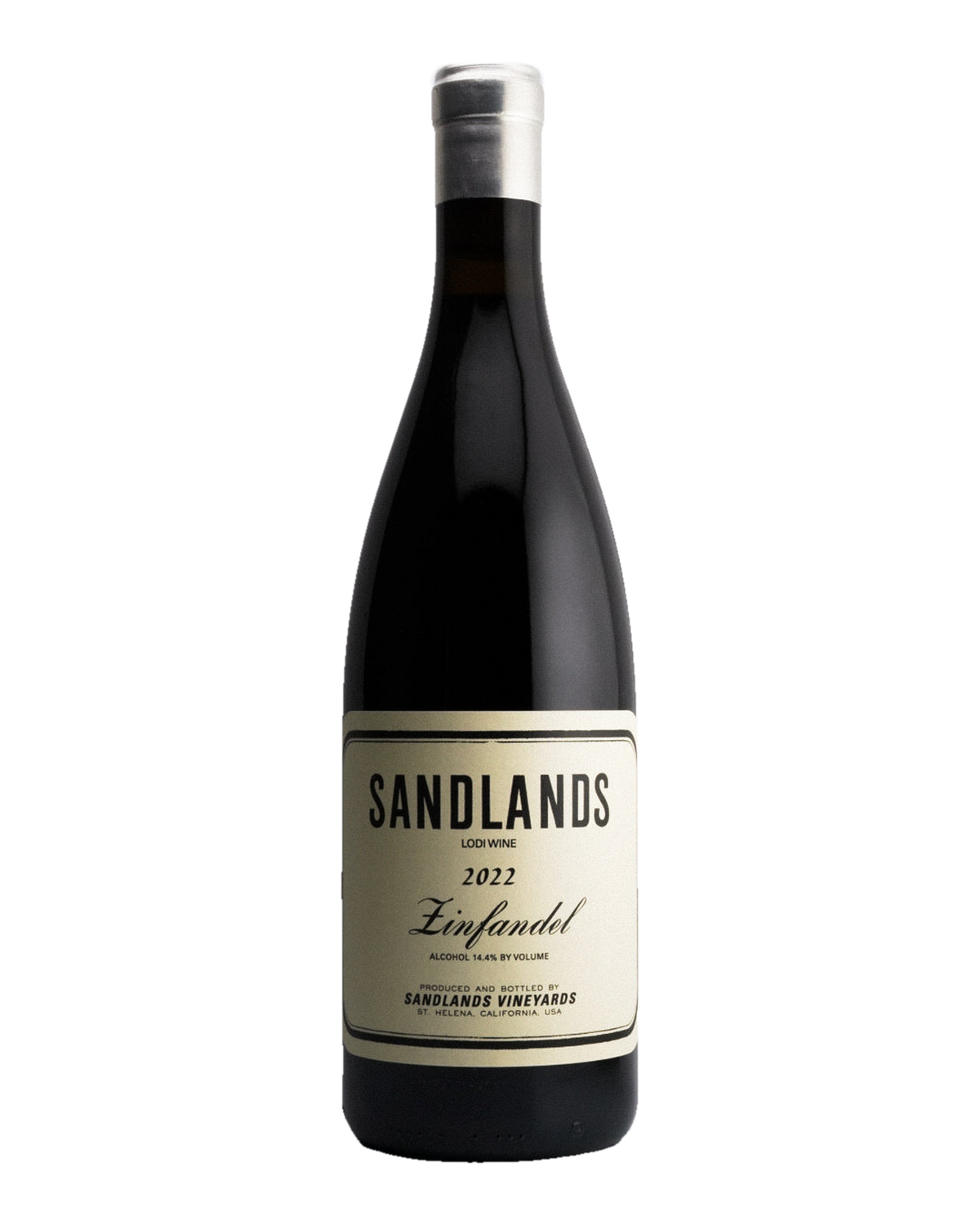 Bottle of Sandlands Vineyards Kirschenmann Vineyard Zinfandel, Lodi, California 2022