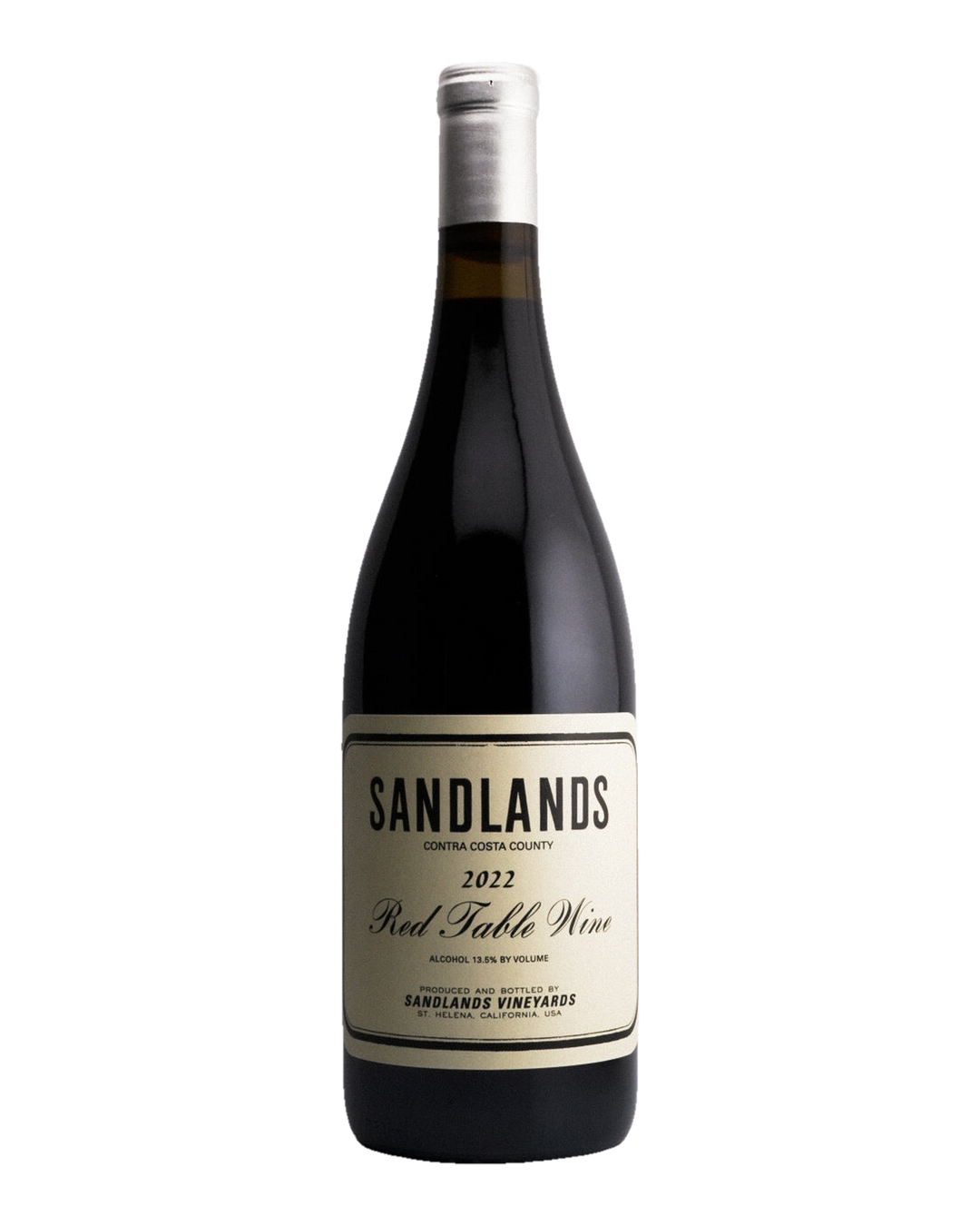 Bottle of Sandlands Vineyards Red Table Wine, Contra Costa County, California 2022