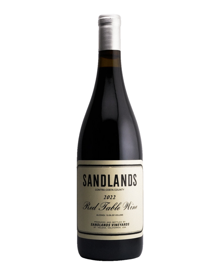 Bottle of Sandlands Vineyards Red Table Wine, Contra Costa County, California 2022