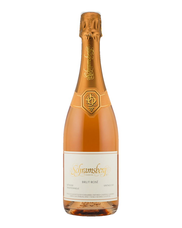 Bottle of Schramsberg Brut Rosé sparkling wine from napa california