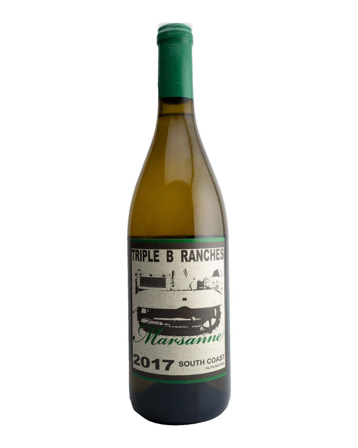 Bottle of Triple B Ranches Marsanne, South Coast, California (San Diego) 2017