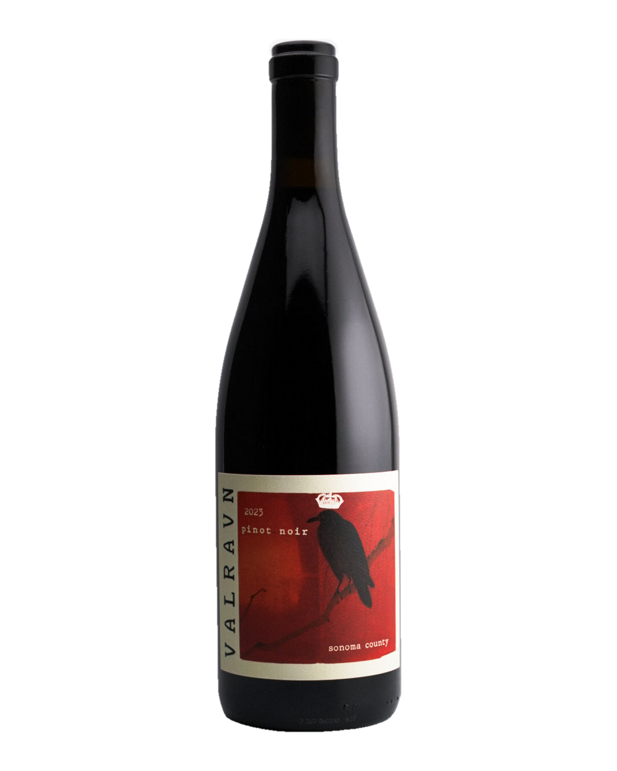 Bottle of Valravn Pinot Noir, Sonoma County, California 2023