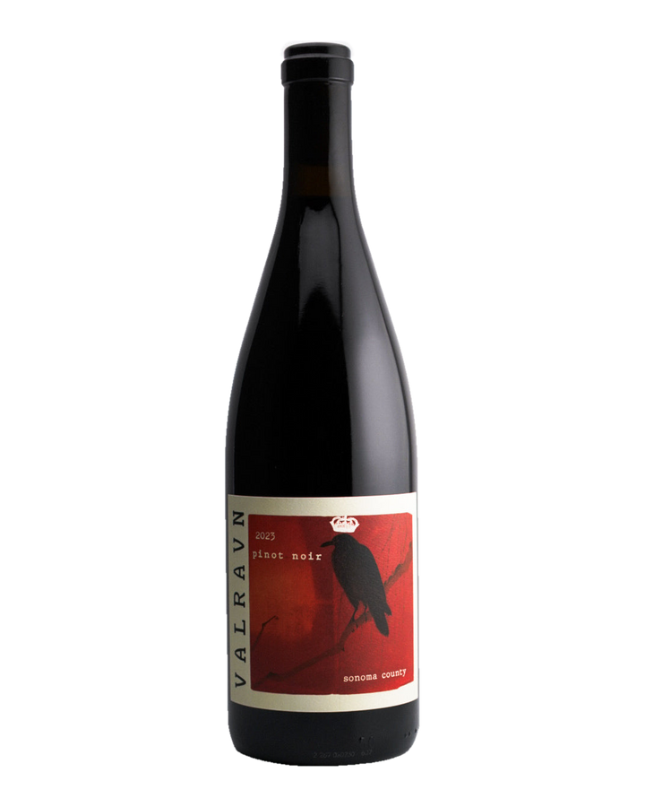 Bottle of Valravn Pinot Noir, Sonoma County, California 2023