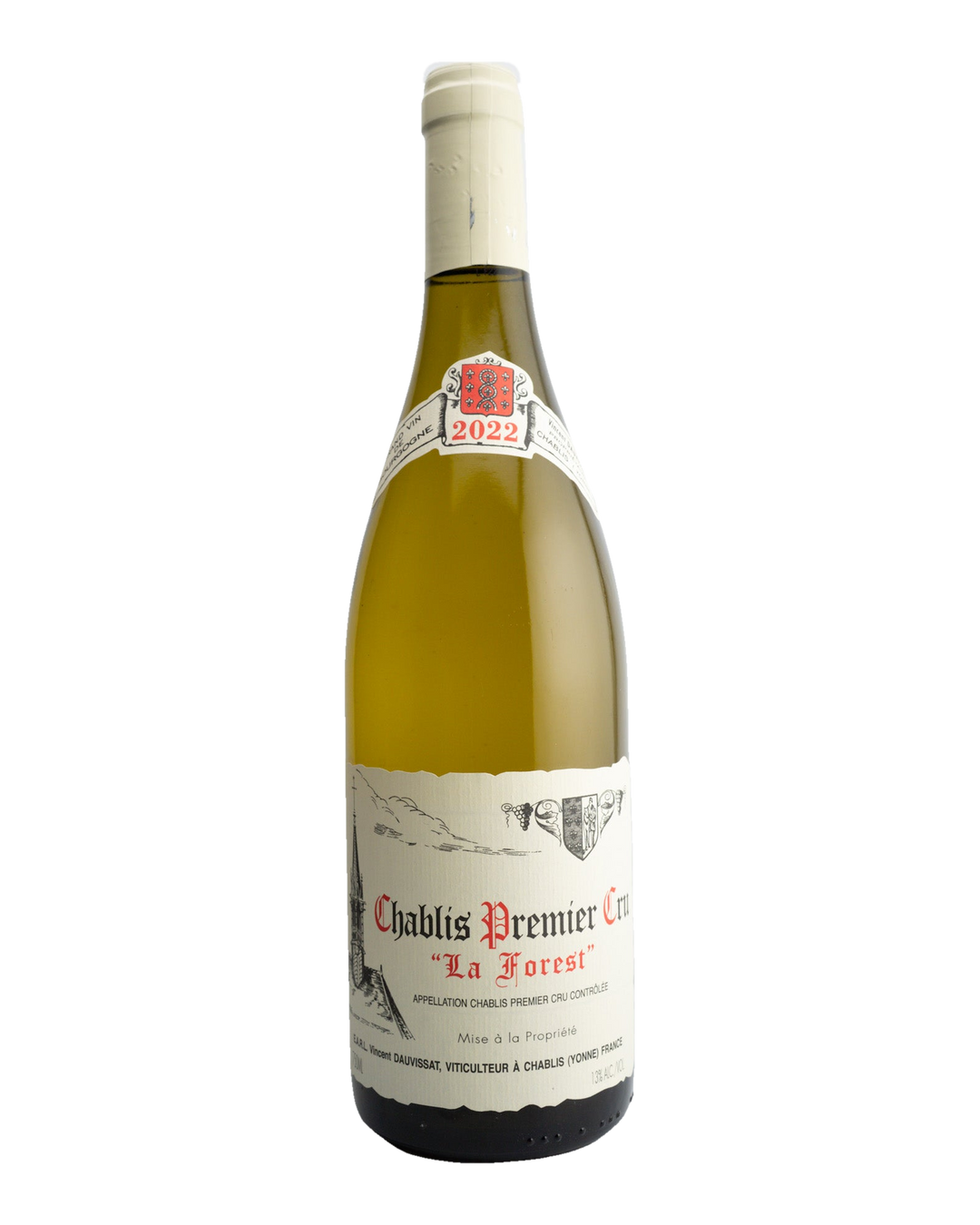 Bottle of Domaine Vincent Dauvissat Chablis 1er Cru "La Forest", France 2022