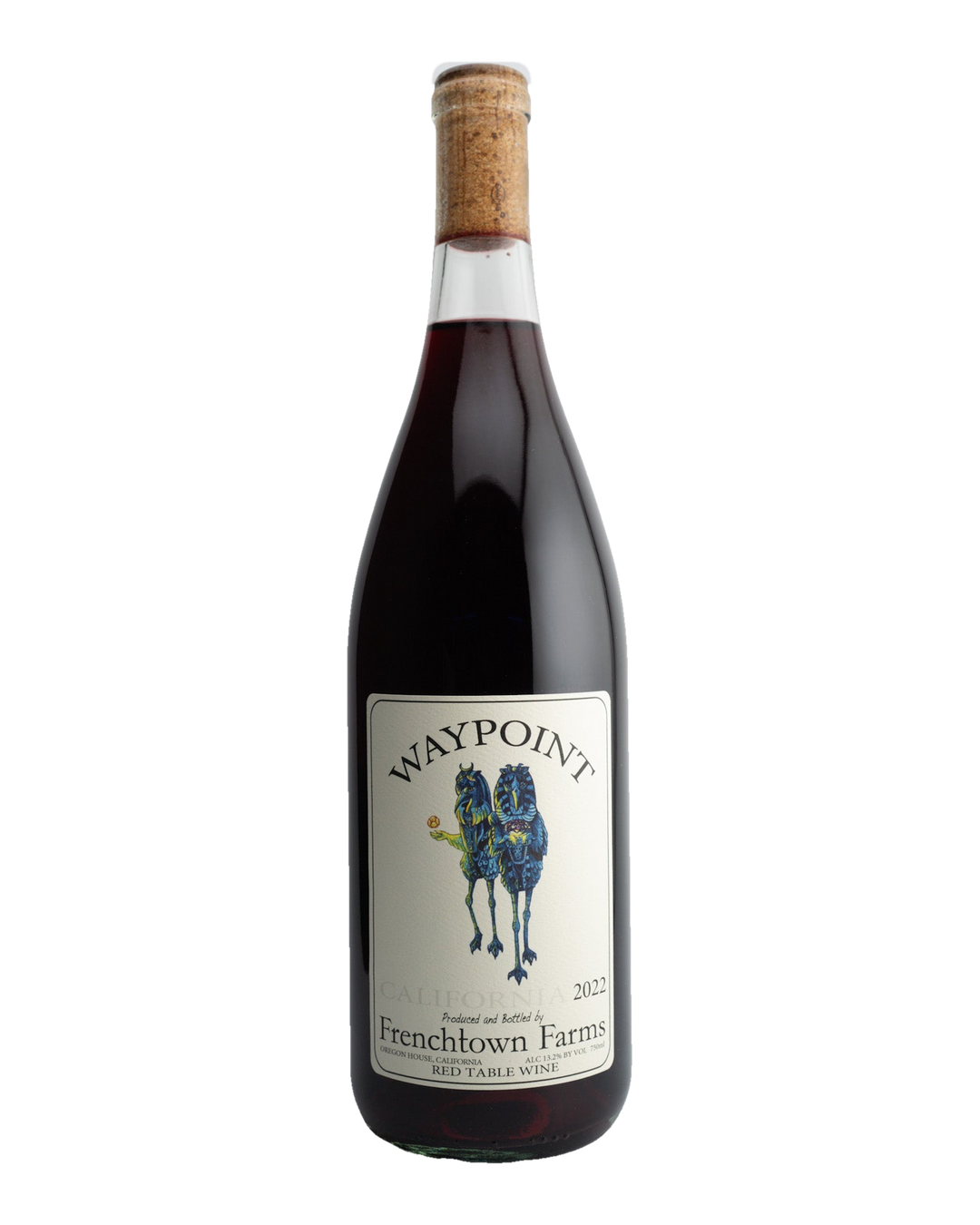 Bottle of 2022 Frenchtown Farms “Waypoint” California Red Table Wine