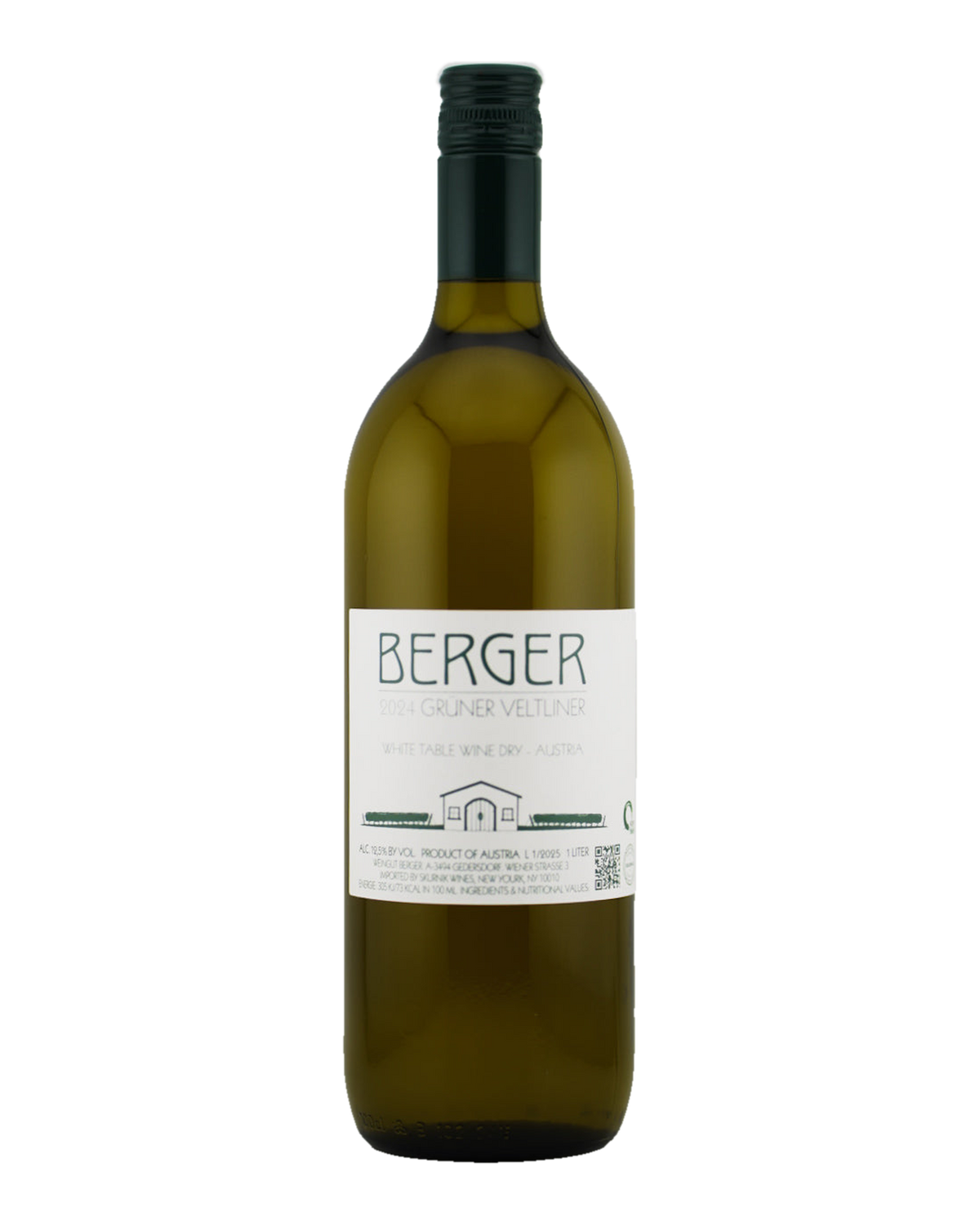 Bottle of Weingut Berger Grüner Veltliner, Kremstal, Austria 2024 (1 Liter)