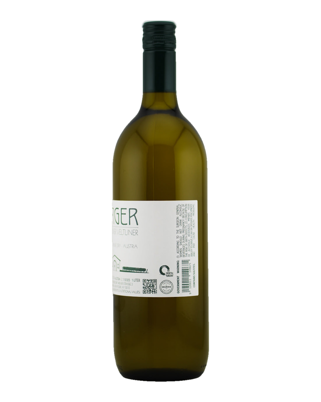 Bottle of Weingut Berger Grüner Veltliner, Kremstal, Austria 2024 (1 Liter)