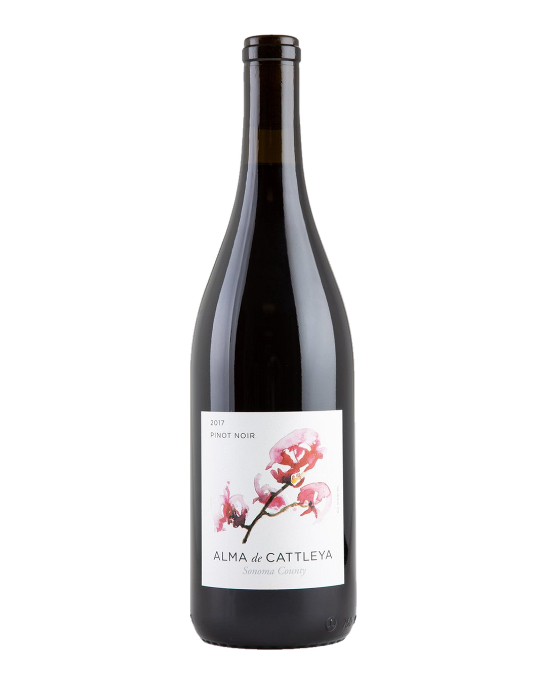 Bottle of Alma de Cattleya Pinot Noir, Sonoma County, California 2023