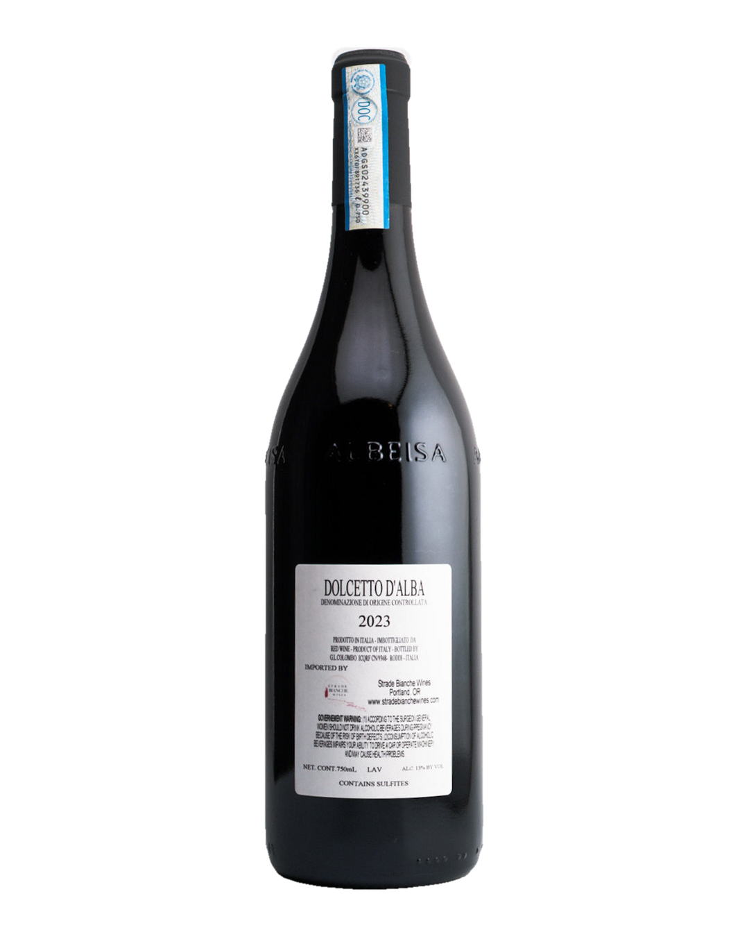 Bottle of Altre Vie ‘Anfora’ Dolcetto d’Alba DOC, Piedmont, Italy 2023