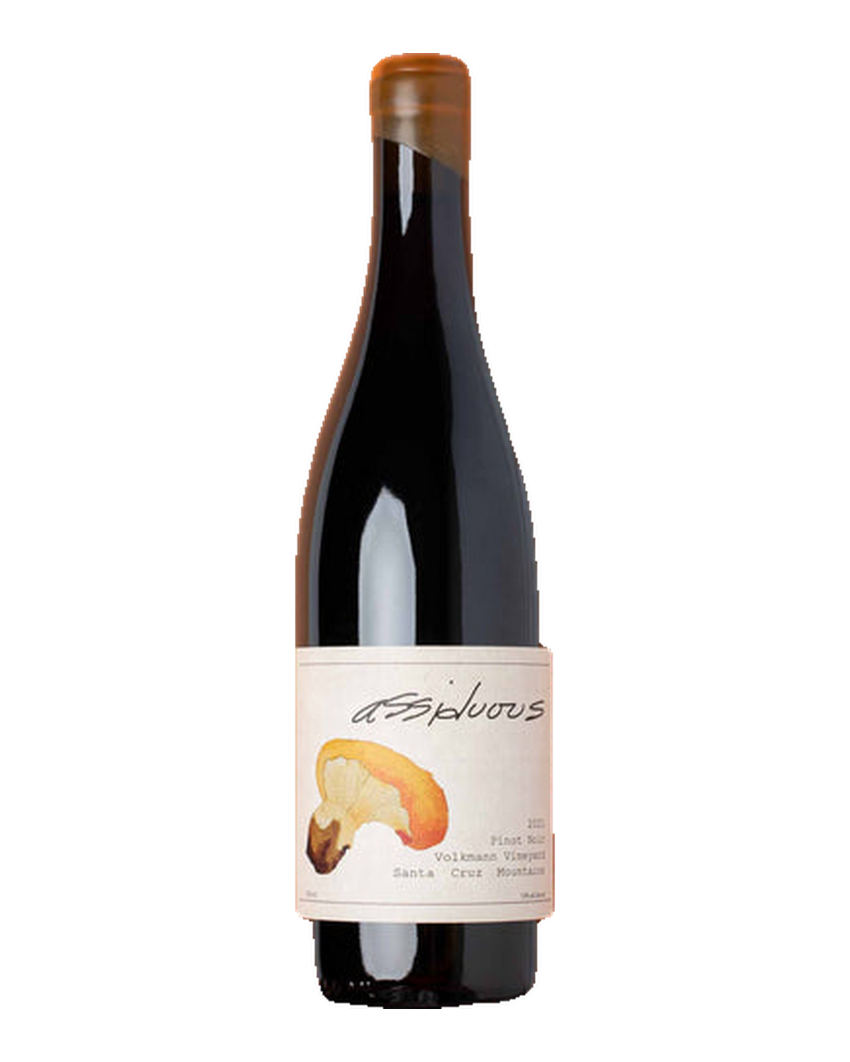 Assiduous Wines 'Volkmann Vineyards' Pinot Noir, Santa Cruz Mountains, California 2024 bottle shot