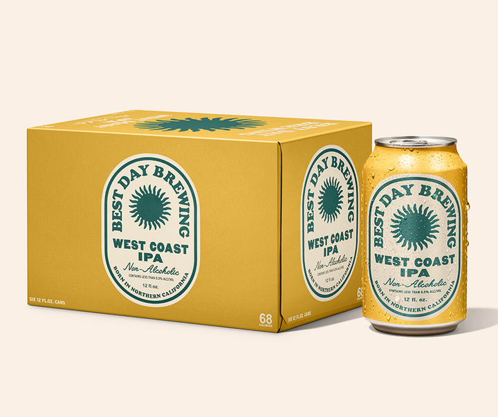 Best Day Brewing Non Alcoholic West Coast IPA 6-Pack