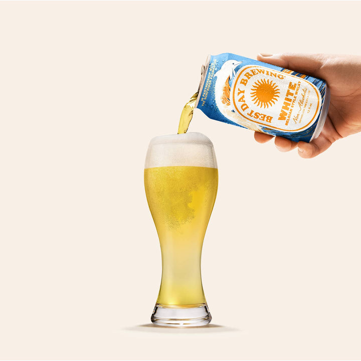 Best Day Brewing Non Alcoholic White Belgian Wheat Beer 6-Pack