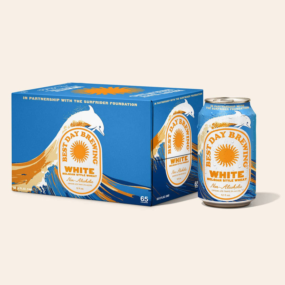 Best Day Brewing Non Alcoholic White Belgian Wheat Beer 6-Pack