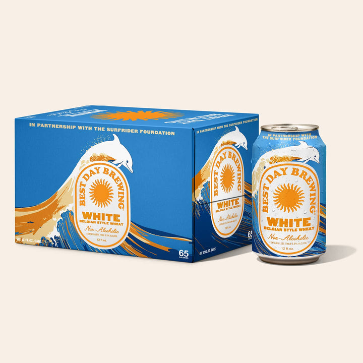 Best Day Brewing Non Alcoholic White Belgian Wheat Beer 6-Pack