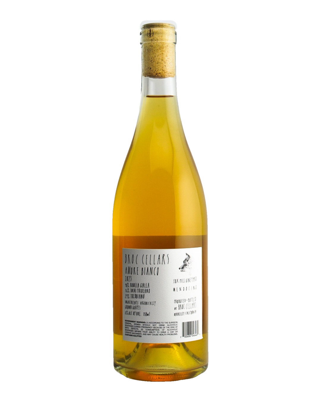 Bottle of BROC Cellars ‘Amore Bianco’, Mendocino, California, 2023