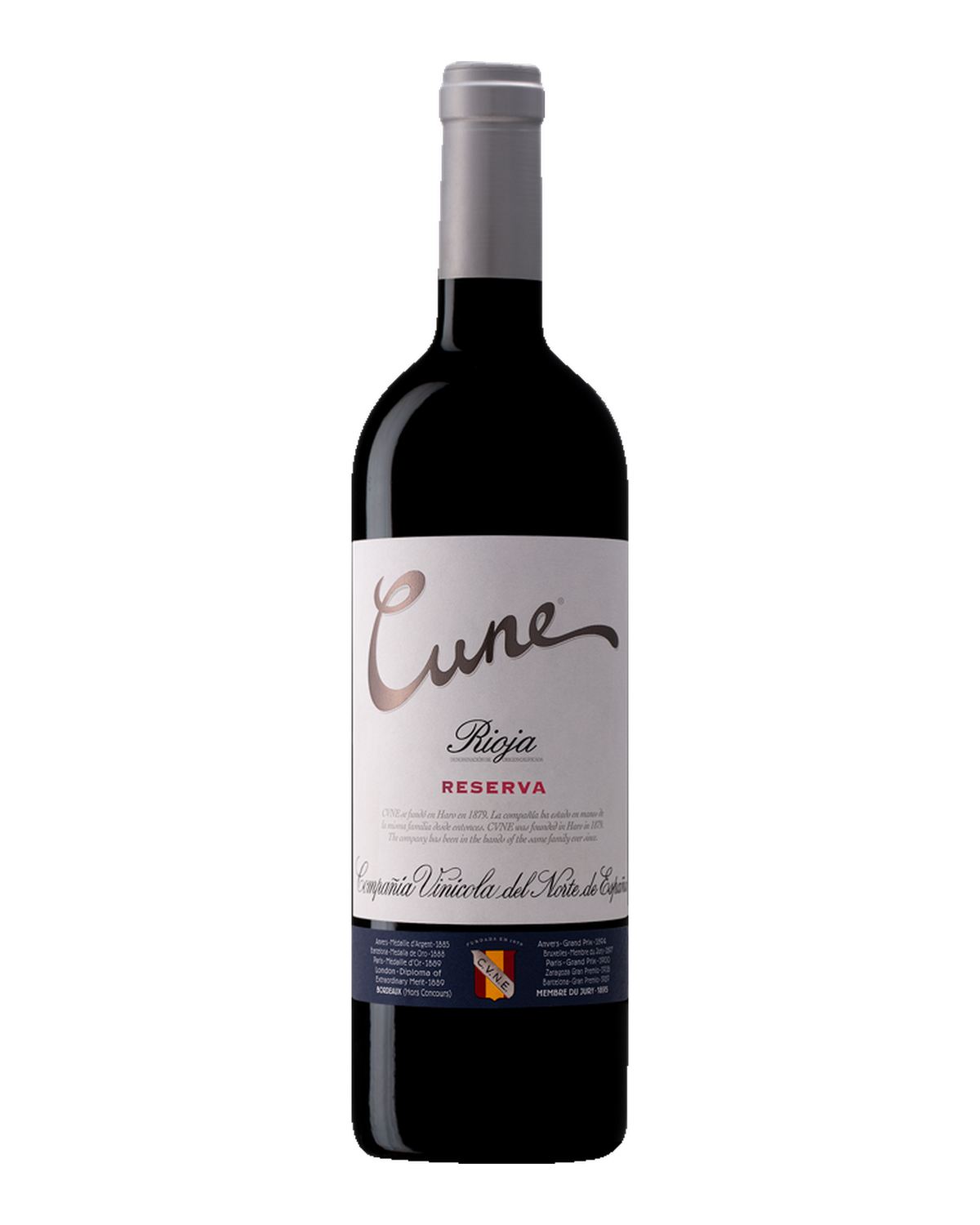 Bottle of CVNE 'Cune' Reserva, Rioja, Spain 2020