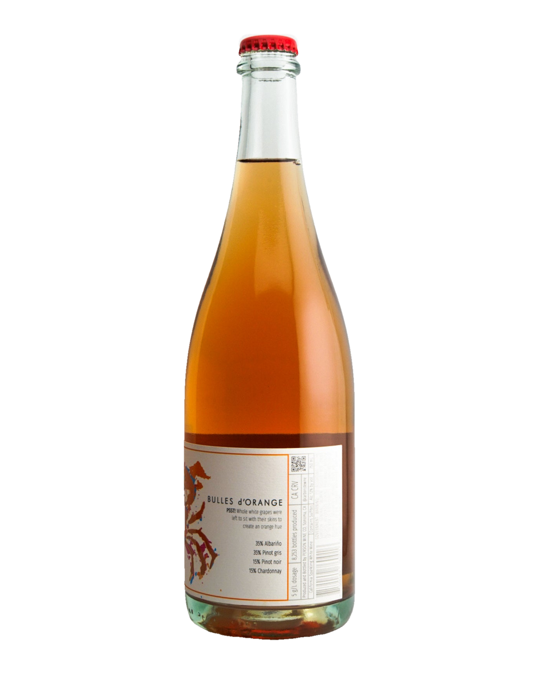 Bottle of CARBONISTE "Crab", Sparking Orange, Extra Brut, California 2023