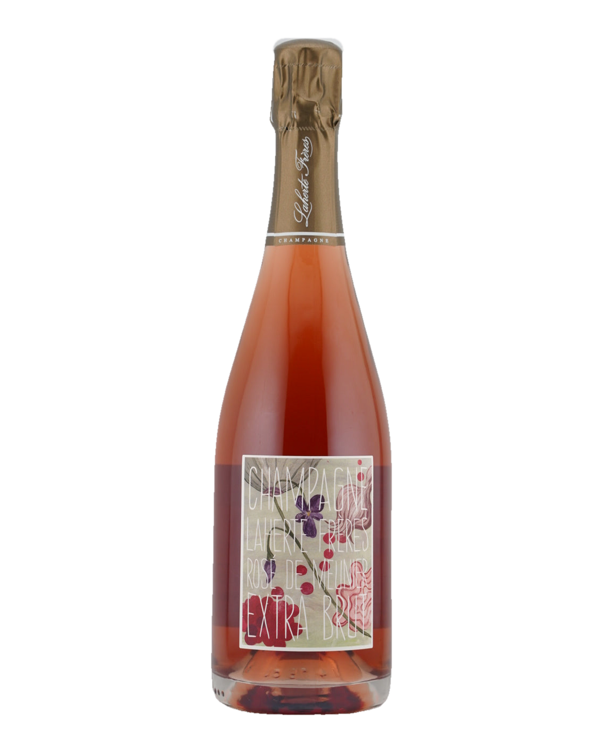 Bottle of Laherte Frères Extra Brut Rosé de Meunier Champagne NV