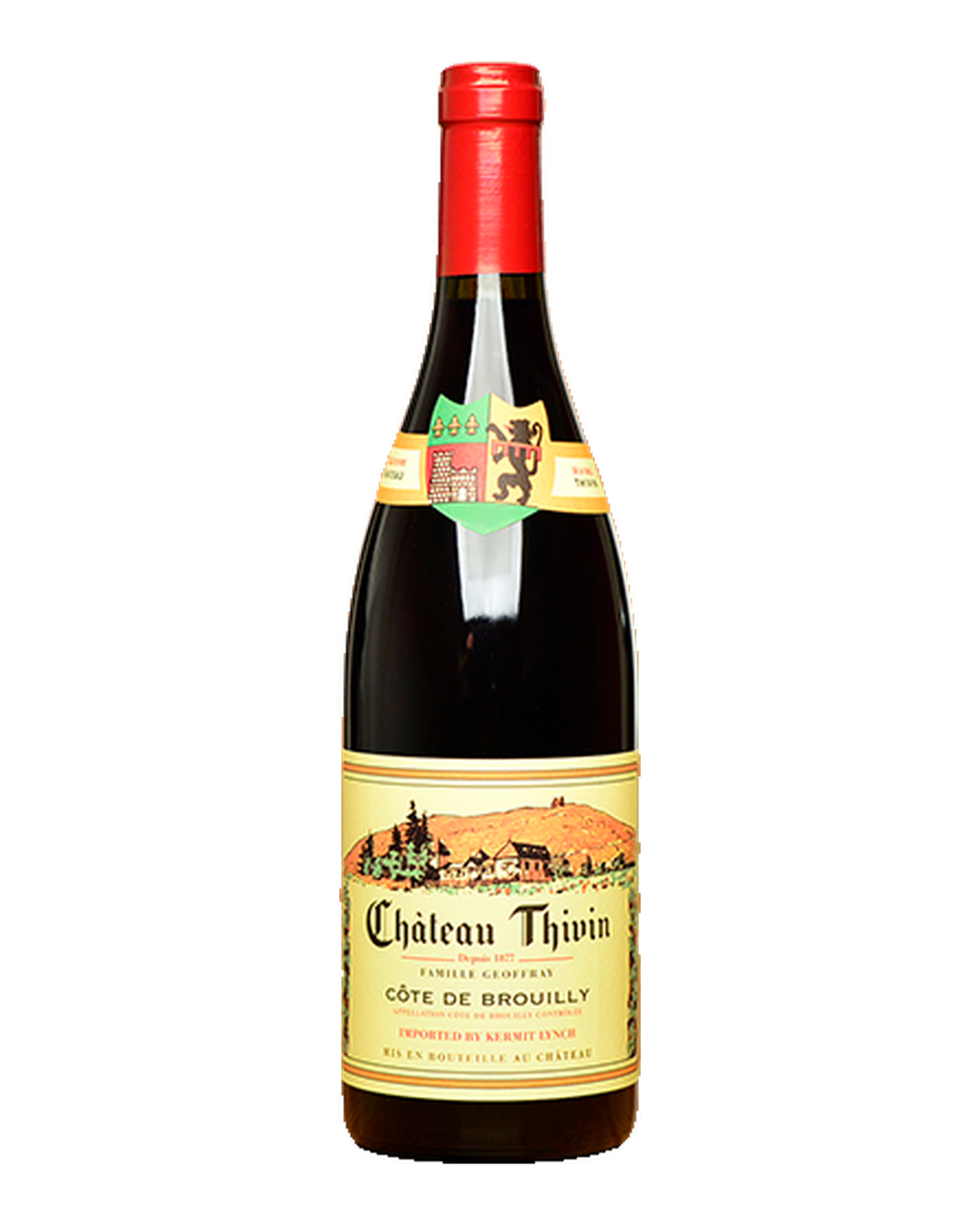 Bottle of Château Thivin Côte de Brouilly, Beaujolais, France 2025
