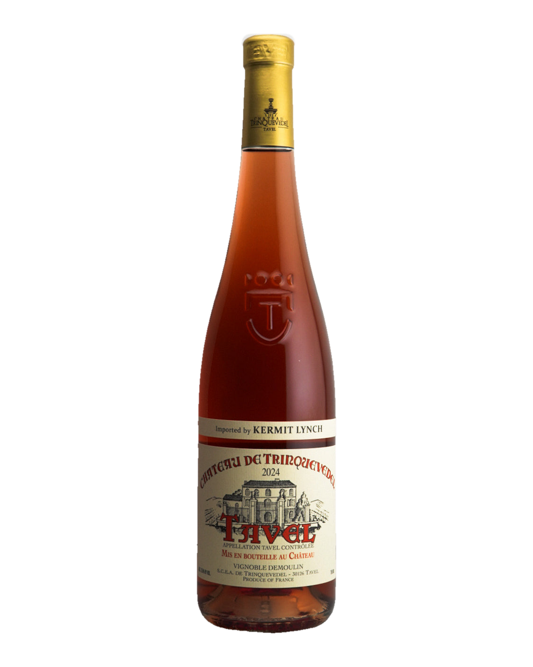 Bottle of Château de Trinquevedel Rose, Tavel AOC, S. Rhône Valley, France 2024