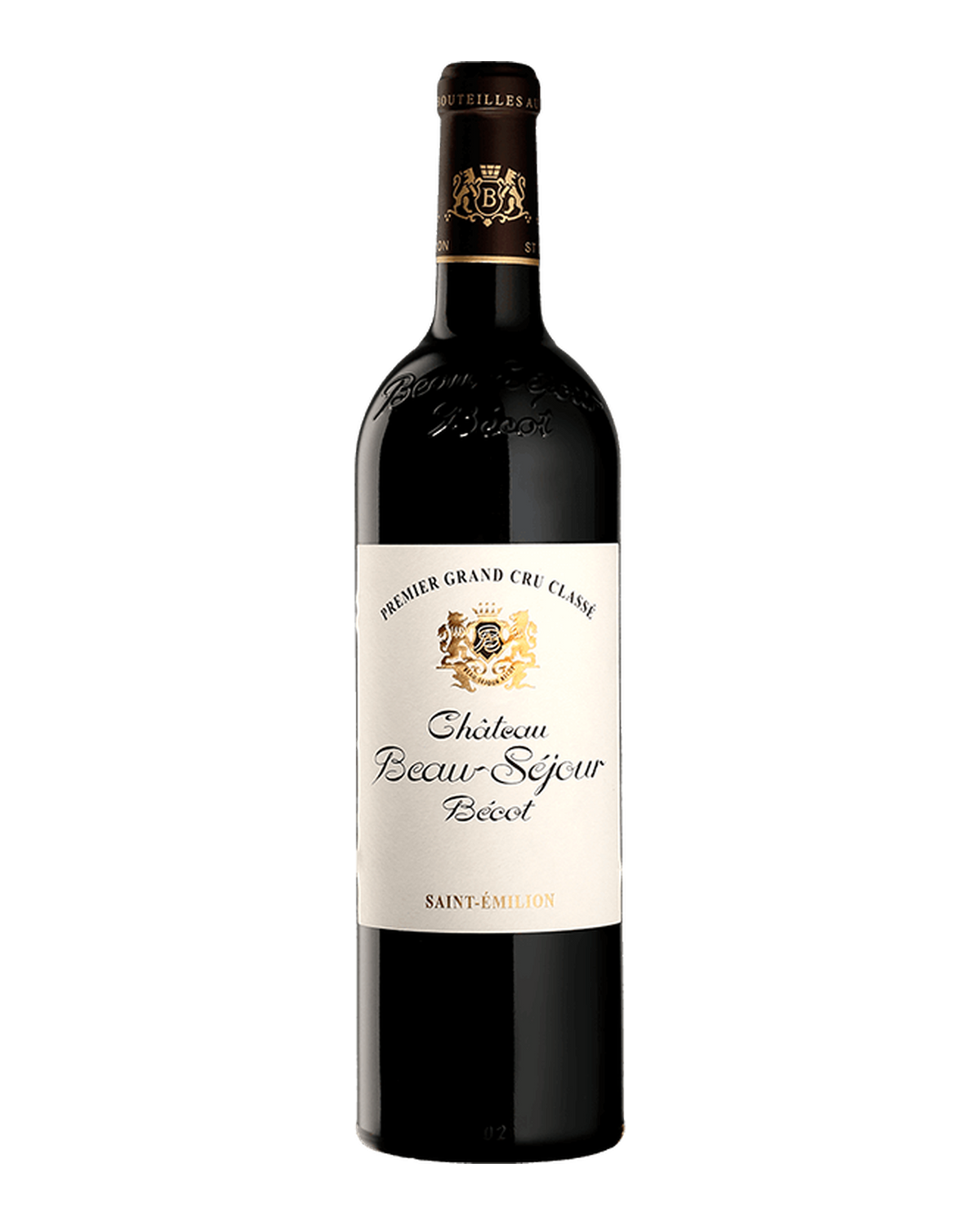 Bottle of Château Beau-Séjour Bécot Saint-Émilion Grand Cru, Bordeaux, France 2018