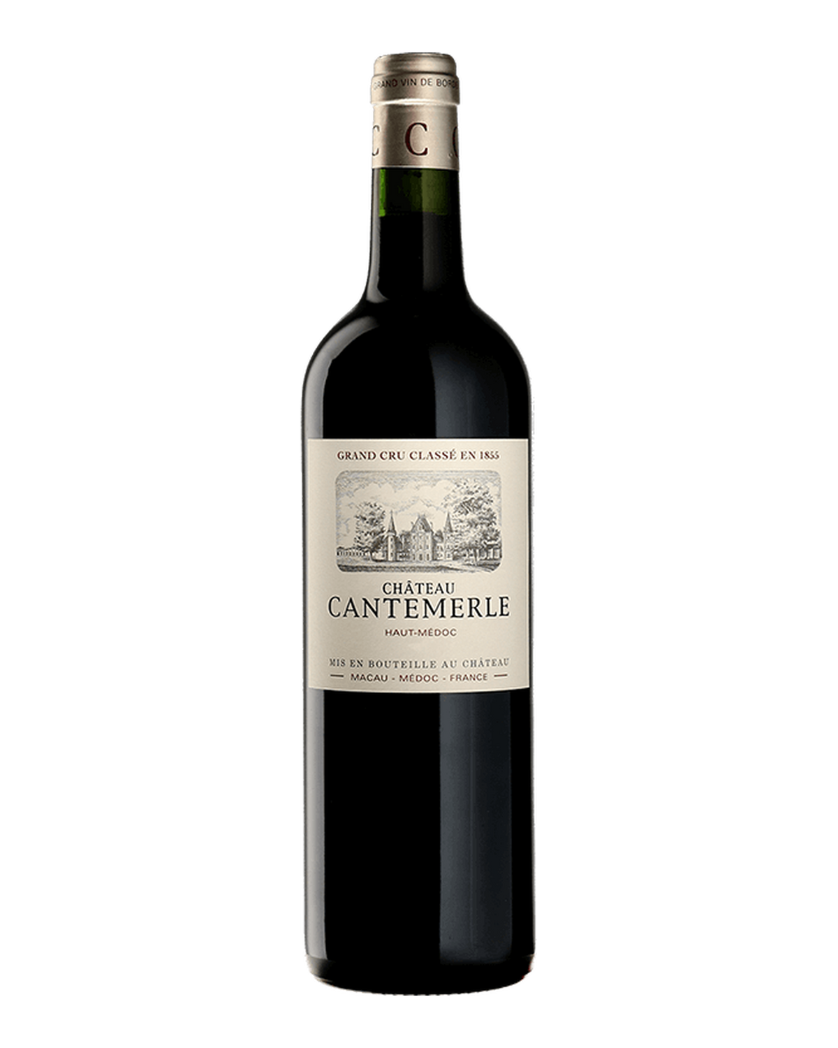 Bottle of Château Cantemerle Haut-Médoc, Bordeaux, France 2018