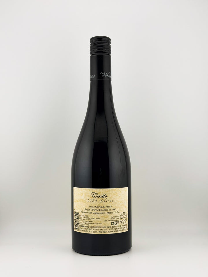 Cirillo Single Vineyard Shiraz, Barossa Valley, South Australia 2024