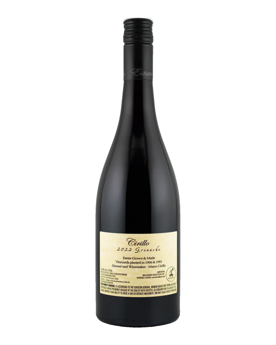 Bottle of Cirillo &