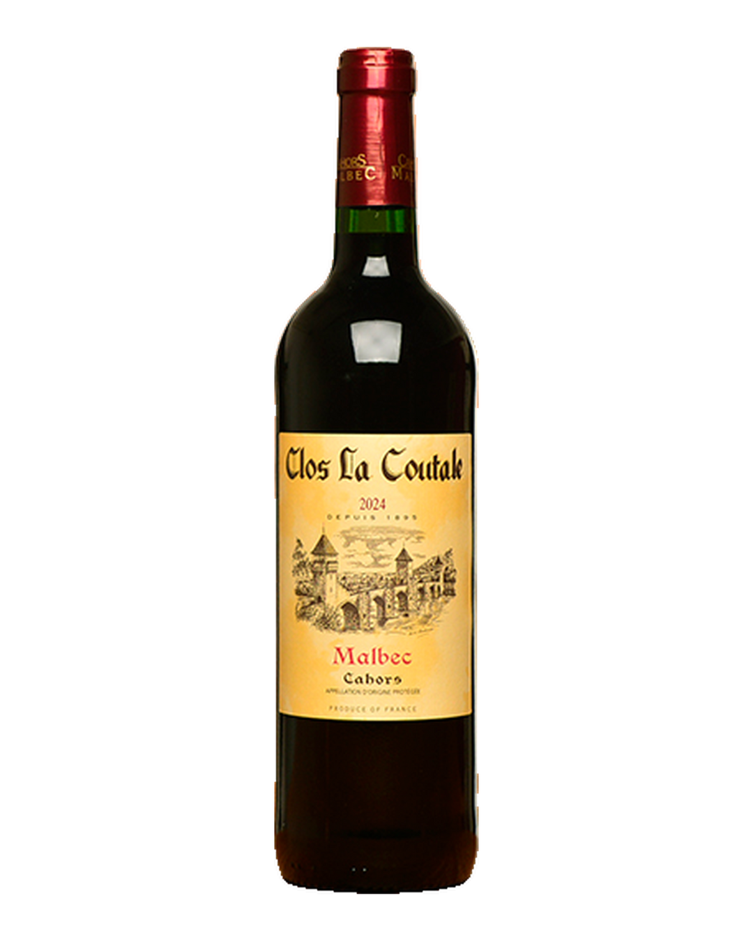 Bottle of Clos La Coutale Cahors, Southwest, France 2024