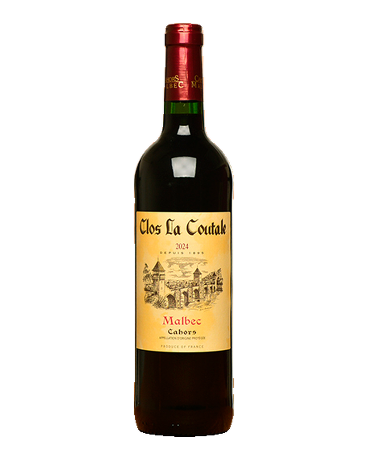 Bottle of Clos La Coutale Cahors, Southwest, France 2024