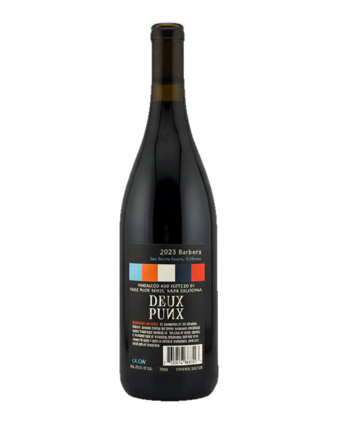 Bottle of Deux Punx Barbera, San Benito County, California 2023