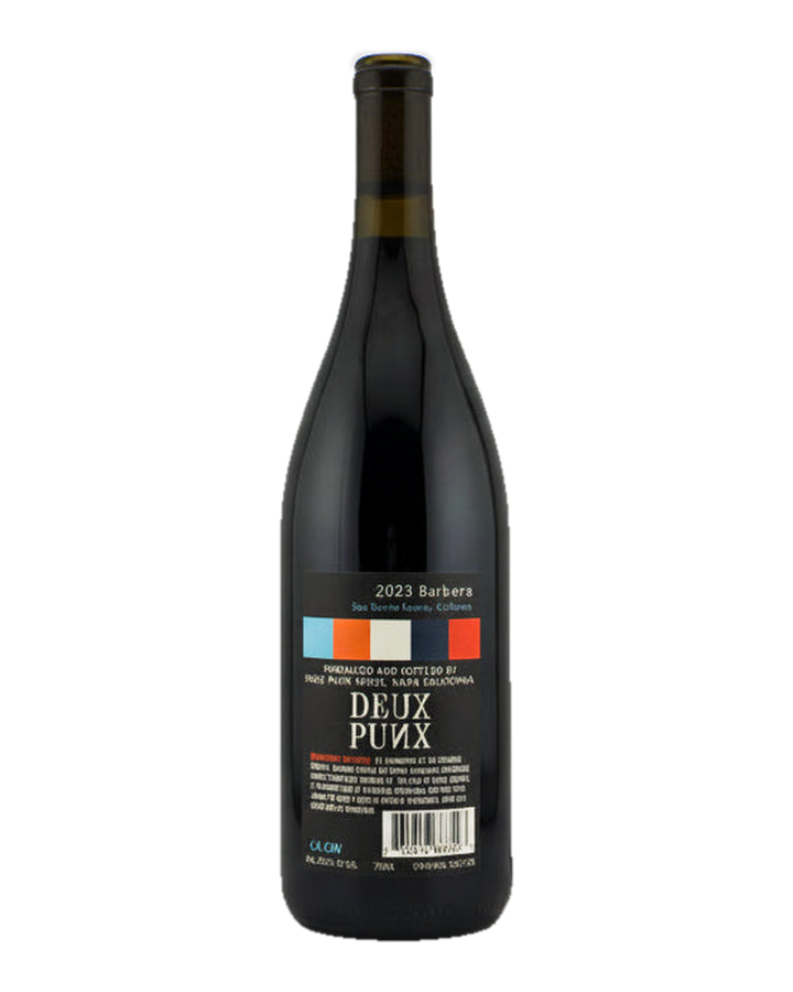 Bottle of Deux Punx Barbera, San Benito County, California 2023