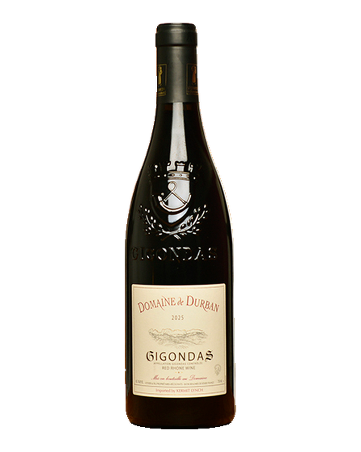 Bottle of Domaine de Durban Gigondas, Rhône Valley, France 2025