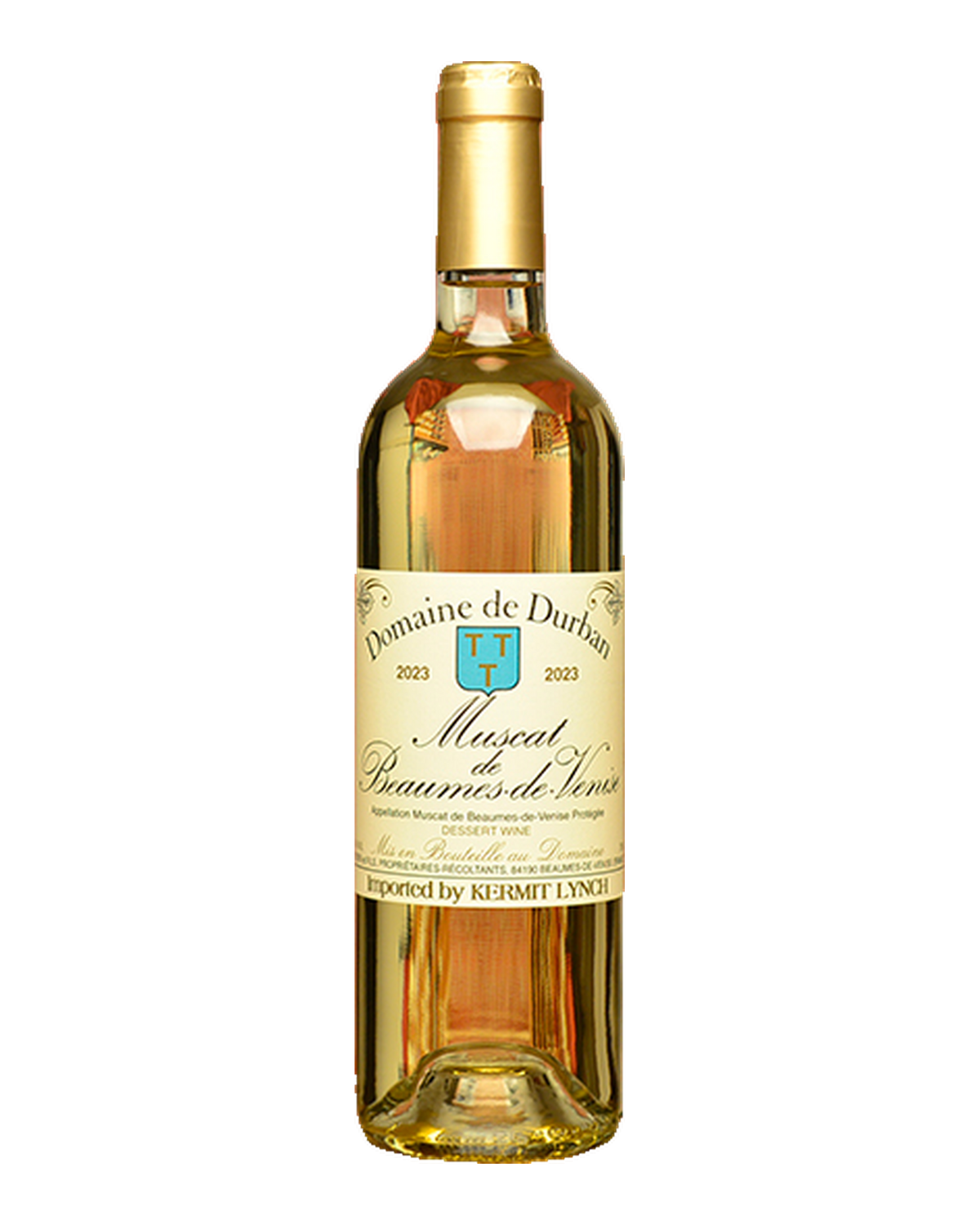 Bottle of Domaine de Durban Muscat de Beaumes-de-Venise, Rhône Valley, France 2023