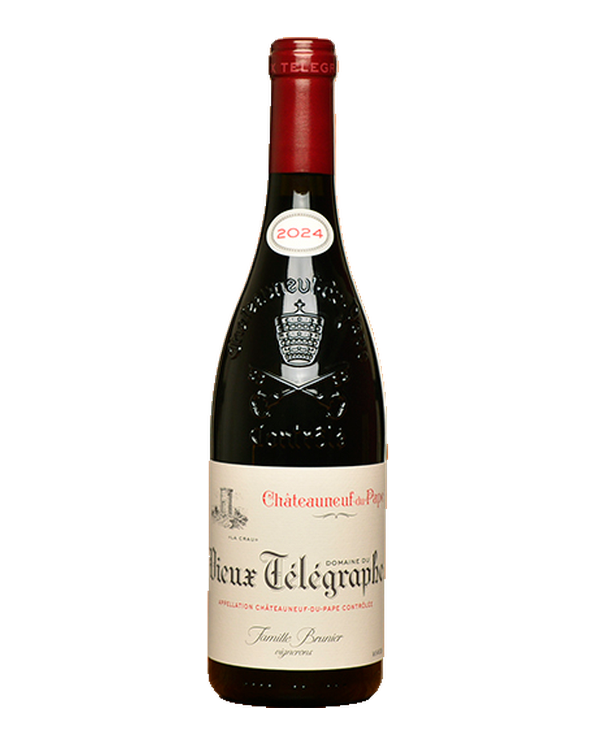 Bottle of Domaine du Vieux Télégraphe Châteauneuf-du-Pape 'La Crau', Rhône Valley, France 2024