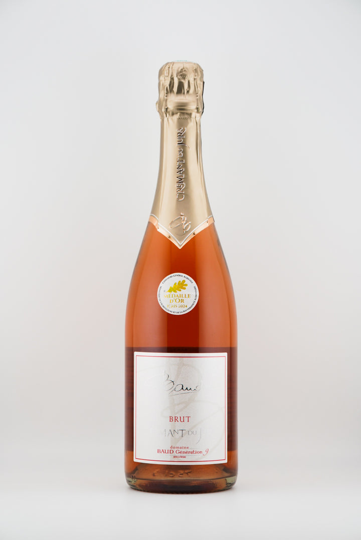 Domaine Baud 'Génération 9' Crémant du Jura Brut Rosé, Jura, France NV