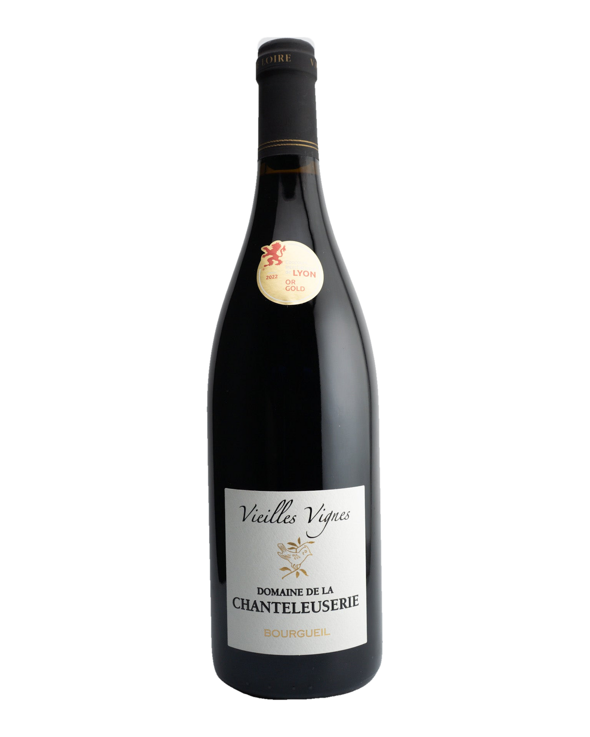Bottle of Domaine de la Chanteleuserie Cabernet Franc Vieilles Vignes, Bourgueil AOC , Loire Valley, France 2019