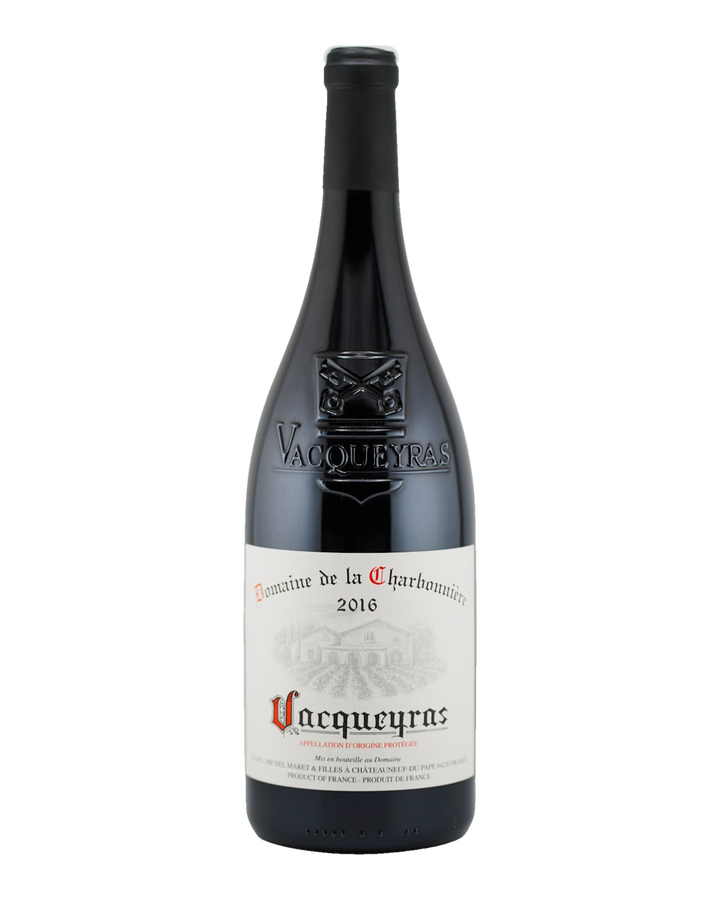Vacqueyras wine bottle