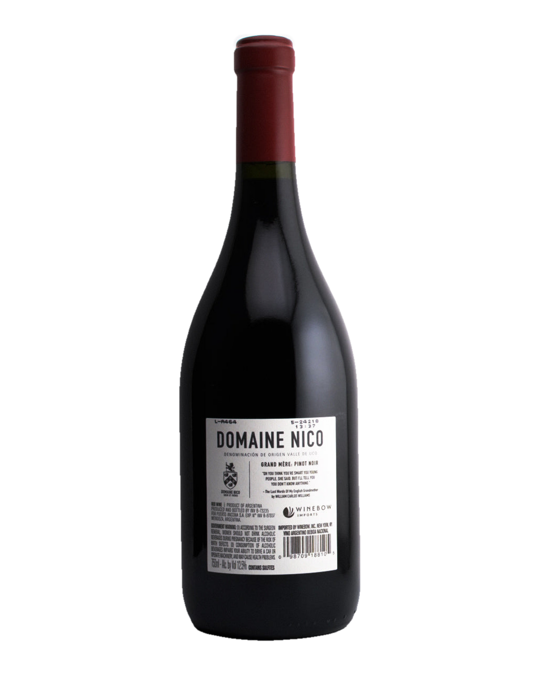 Bottle of Domaine Nico &