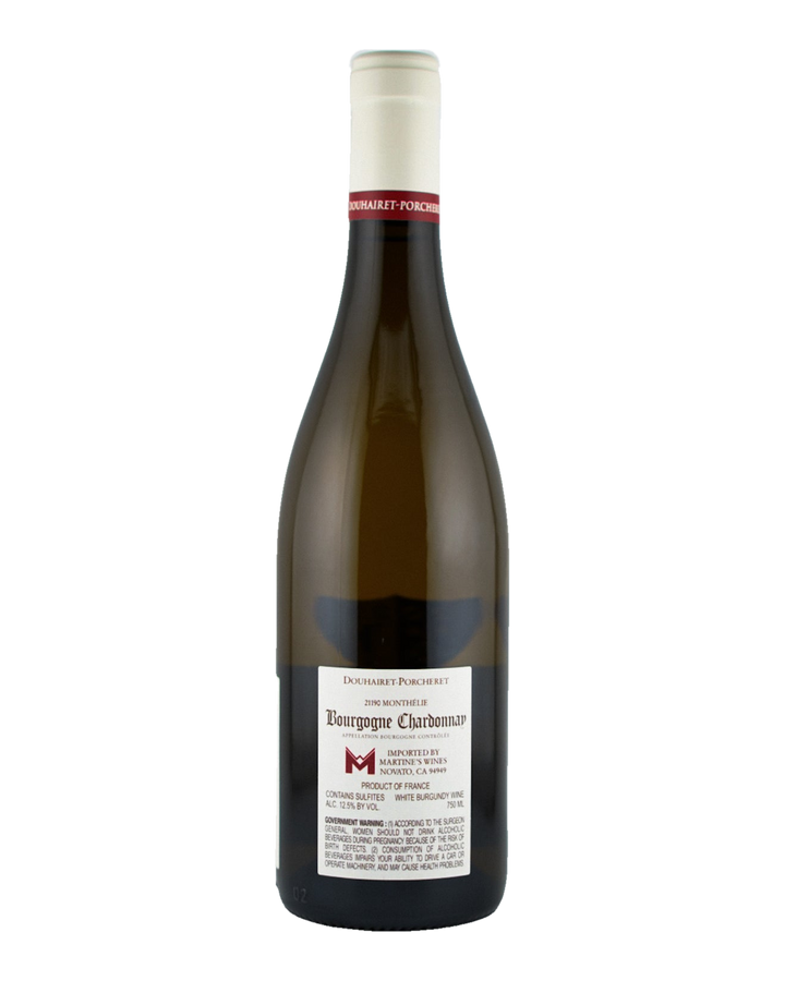 Bottle of Domaine Douhairet-Porcheret Bourgogne Blanc “Cuvee on Passe au Rouge”, Burgundy, France 2023