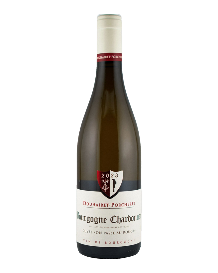 Bottle of Domaine Douhairet-Porcheret Bourgogne Blanc “Cuvee on Passe au Rouge”, Burgundy, France 2023
